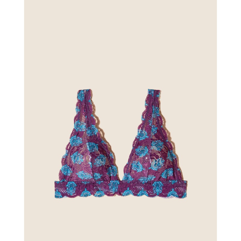 Bralette Triangular Himalayan Floral Medallion S