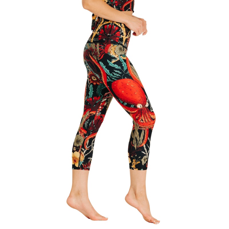 Capri Legging – Coral My Name XS