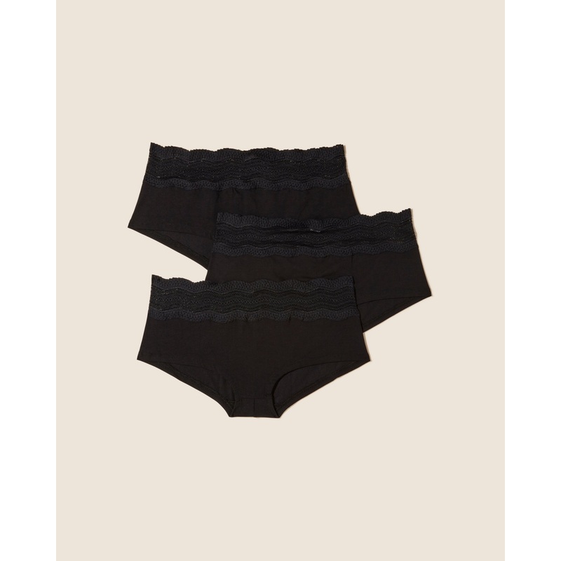 Confezione Da 3 Boxer Nero S