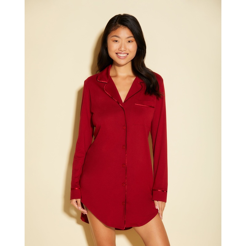Nachthemd Sindoor Red/ Sindoor Red XS
