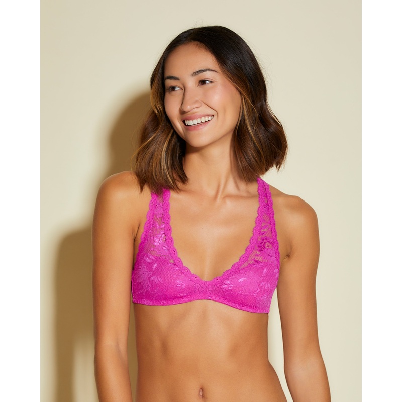 Petite Racie Racerback Bralette Cape Fuchsia PS