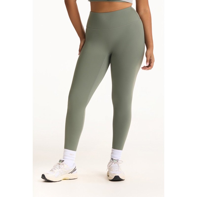 SPORTBODY SPORTY HIGH-RISE LEGGINGS – KELP Kelp XS