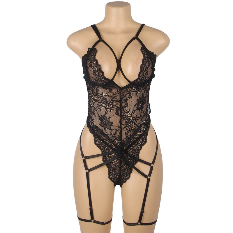 Arresting Police Teddy Lingerie Black Extra Small/Small