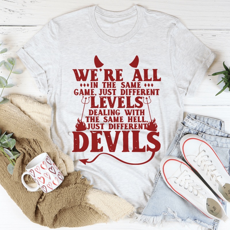 We’re All In The Same Game Tee Ash S