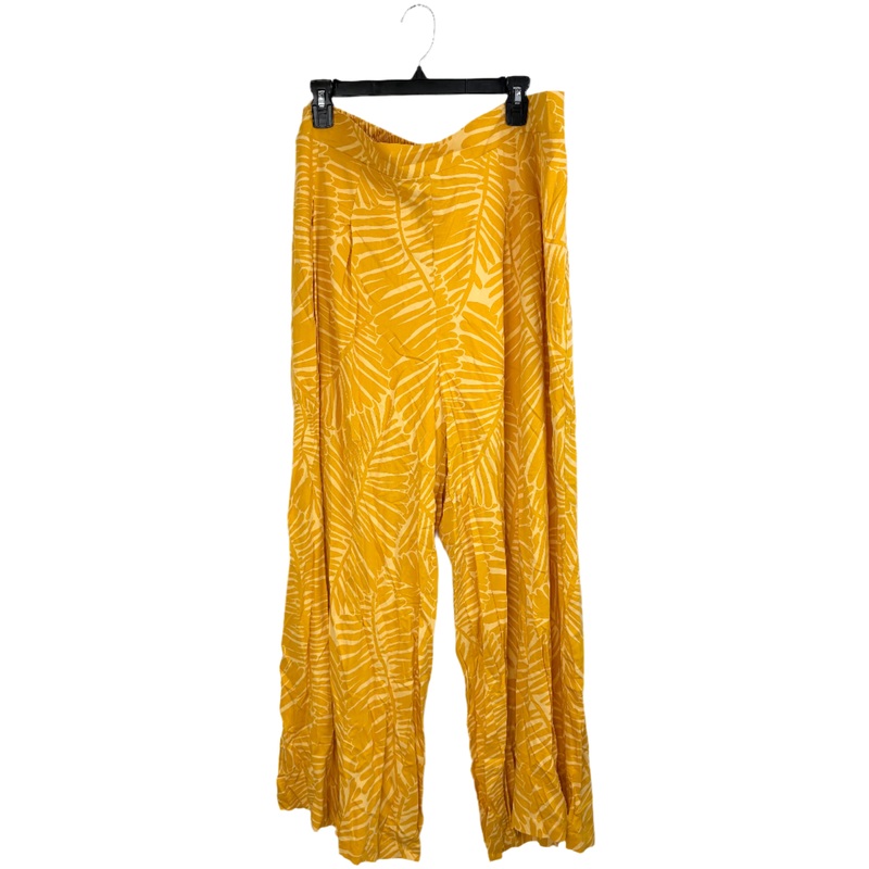 Yellow Palm Leaf Pants – Size 2X