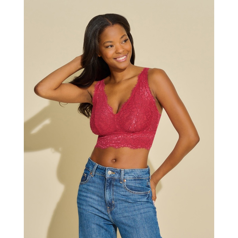 Bralette Curvy Longline Fragolino/Vin Brule XS