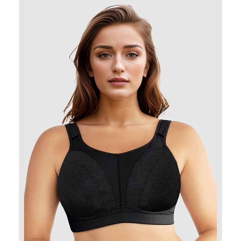 Parfait Active Wire-free Sports Bra – Black 30D