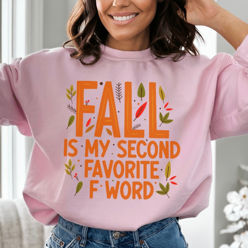 Fall Is My Second Sweatshirt Black S