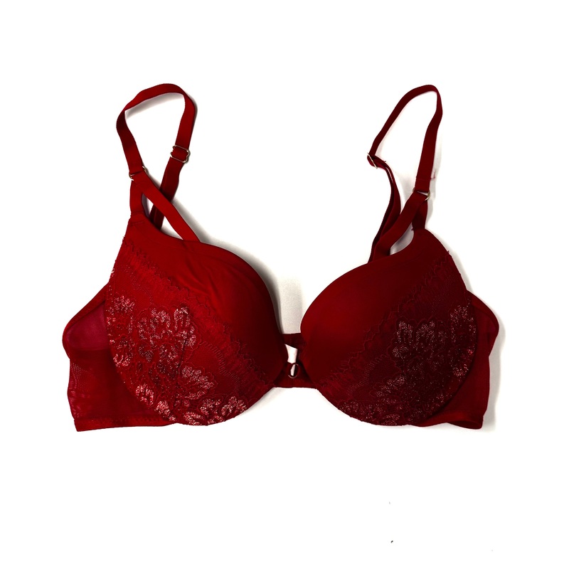 Red and Gold Push Up Bra – 34B