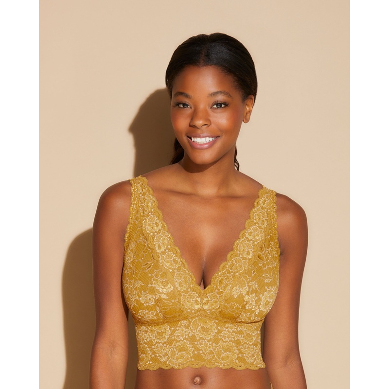 Bralette Longue Plungie Curvy Chartreuse Gold XS