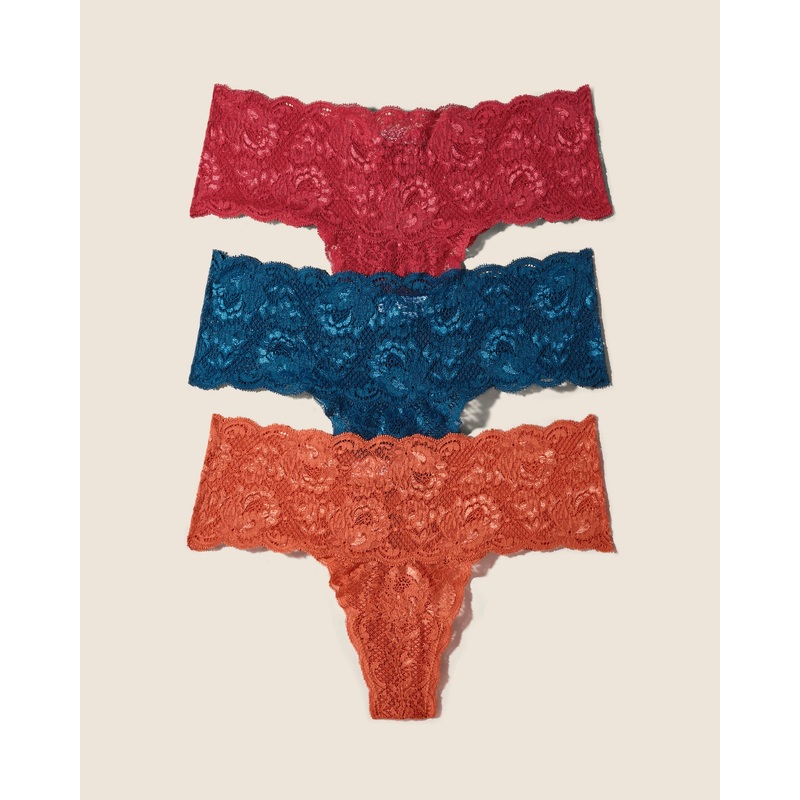 Comfie Thong 3 Pack Fragolino Mirtillo Amaretto S/M
