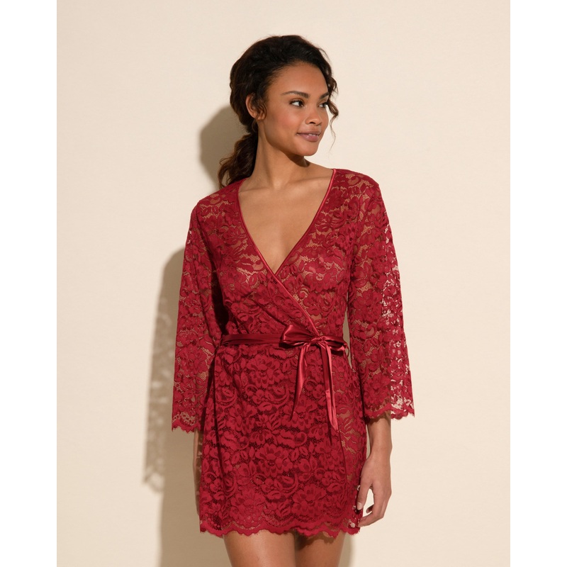 Vestaglia Sindoor Red S