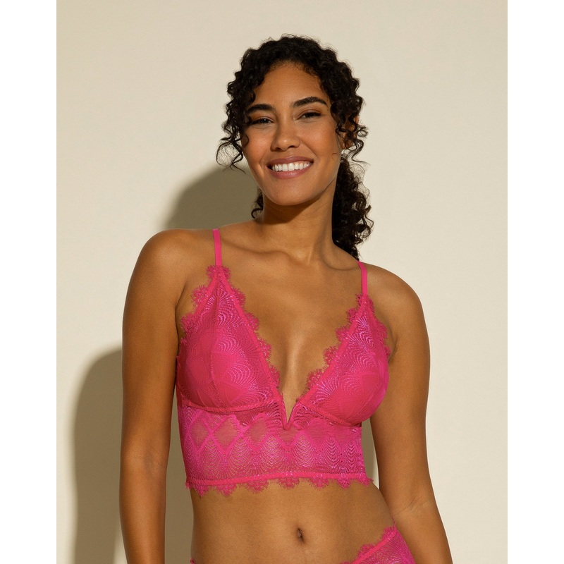 Cropped Camisole Flori Pink S