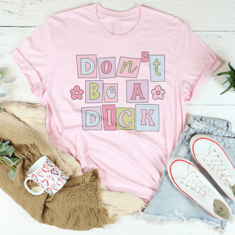 Dont Be A D* Tee Black Heather S