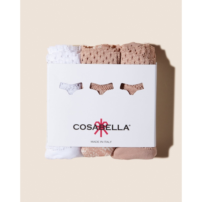 Pack De 3 Tangas Mandorla Snake Mandorla White Talla nica
