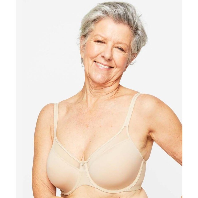 Playtex Ultralight Illusion Neckline Underwire Bra – Nude 34B
