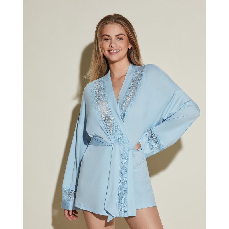 Robe De Chambre Aasmani Blue S