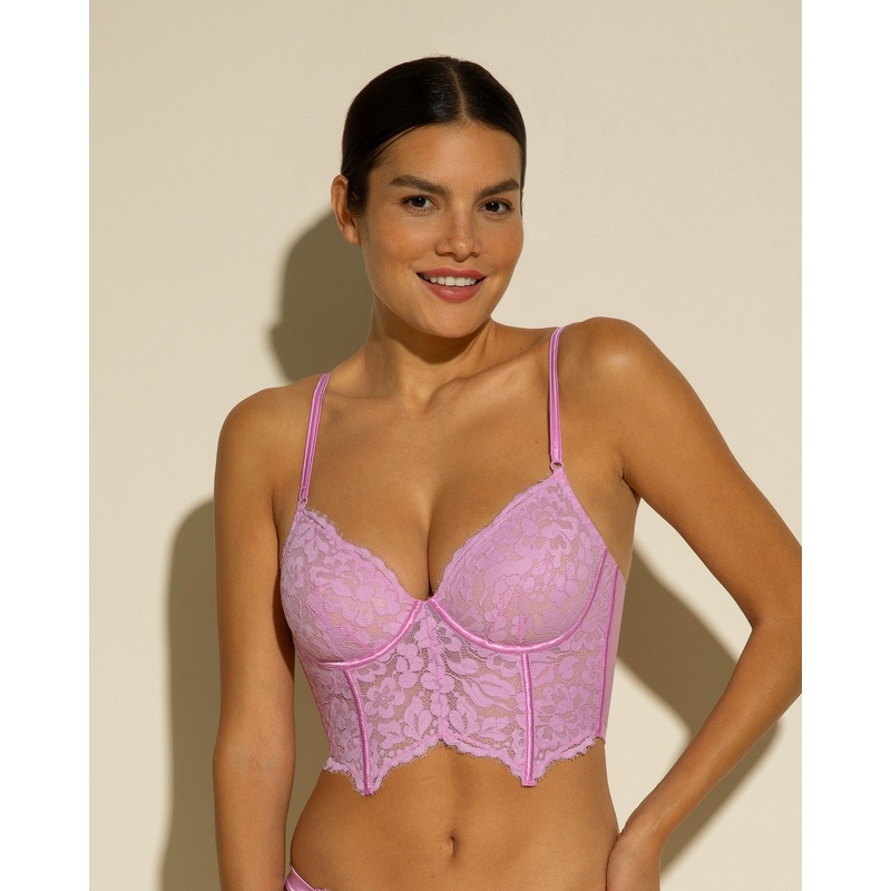 Sujetador Con Aros Tipo Bustier Neela Flower 85B