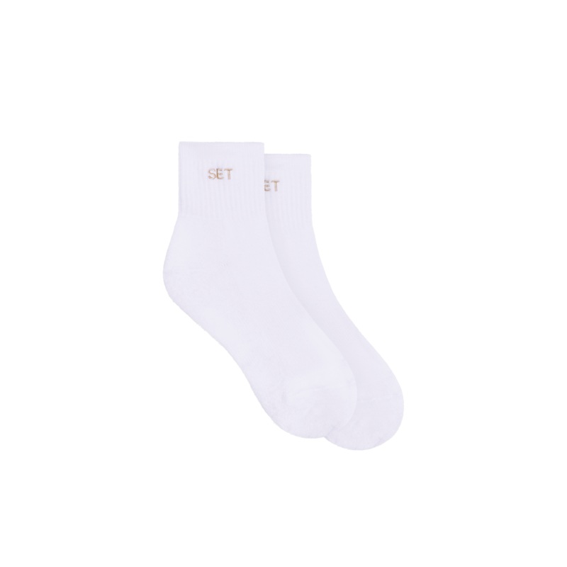 SET SHORTY SOCKS – WHITE/SANDBAR White/Sandbar One Size