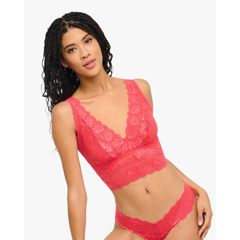 Bralette Alta Con Scollatura Profonda Ibisco S