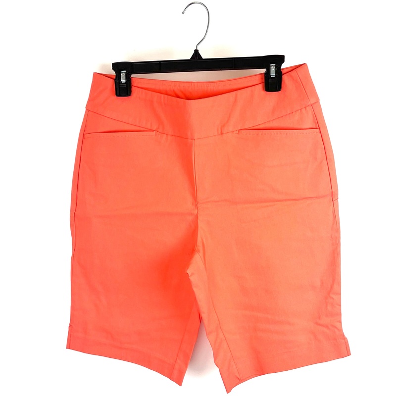 Coral Stretch Bermuda Shorts – Size 12
