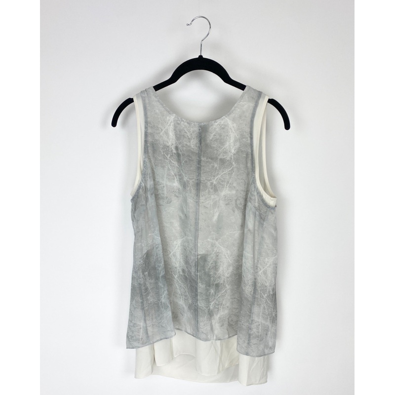Grey Layered Tank Top – Extra Small