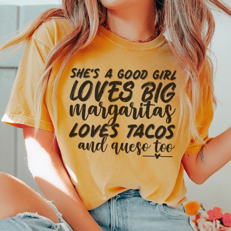 She’s A Good Girl Tee Mustard S