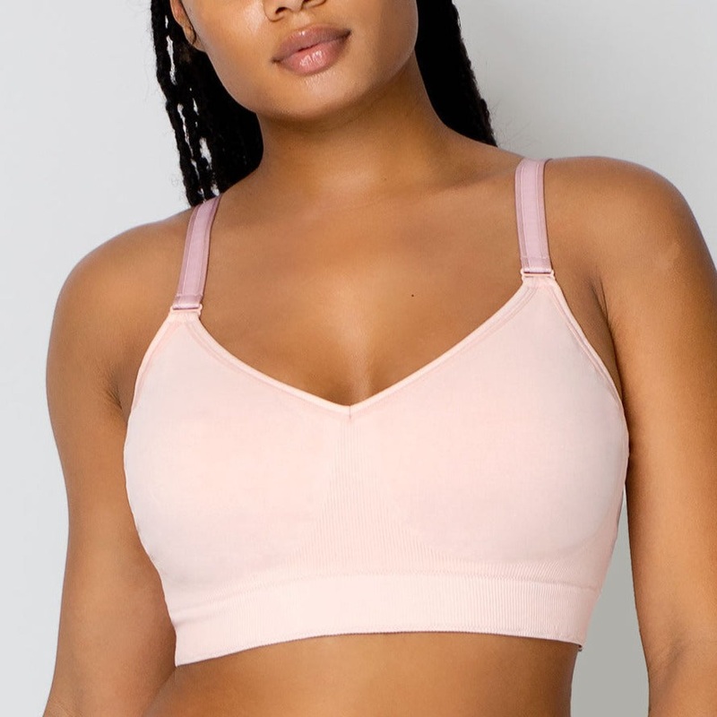 Smooth Seamless Comfort Wireless Bra – 1331 – Blushing Rose PINK M