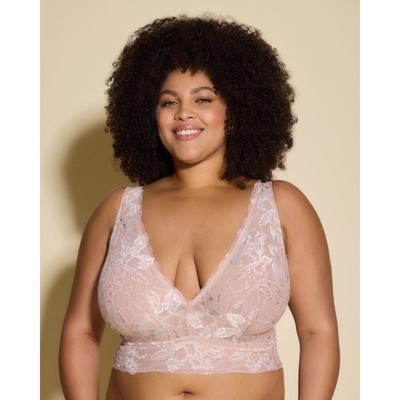 Ultra Curvy Longline Bralette Mandorla XS