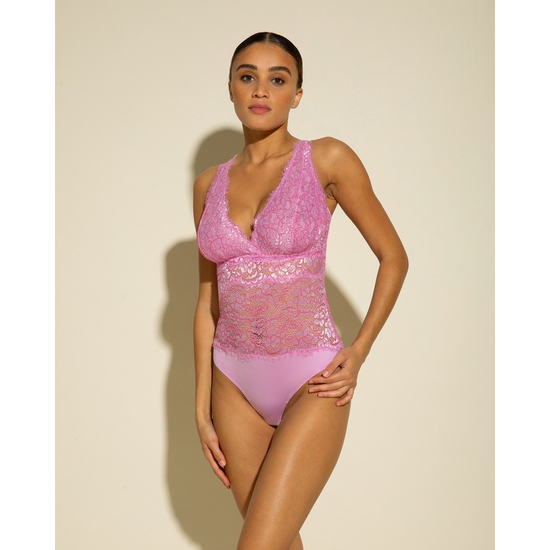 Body Curvy Neela Flower/Flori Pink S