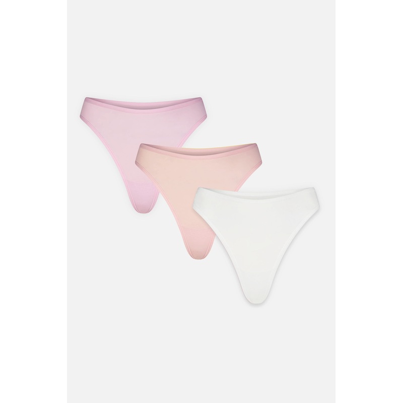 Cloud Cotton Thong in Bermuda (Pack) XS-S Bermuda 3-Pack