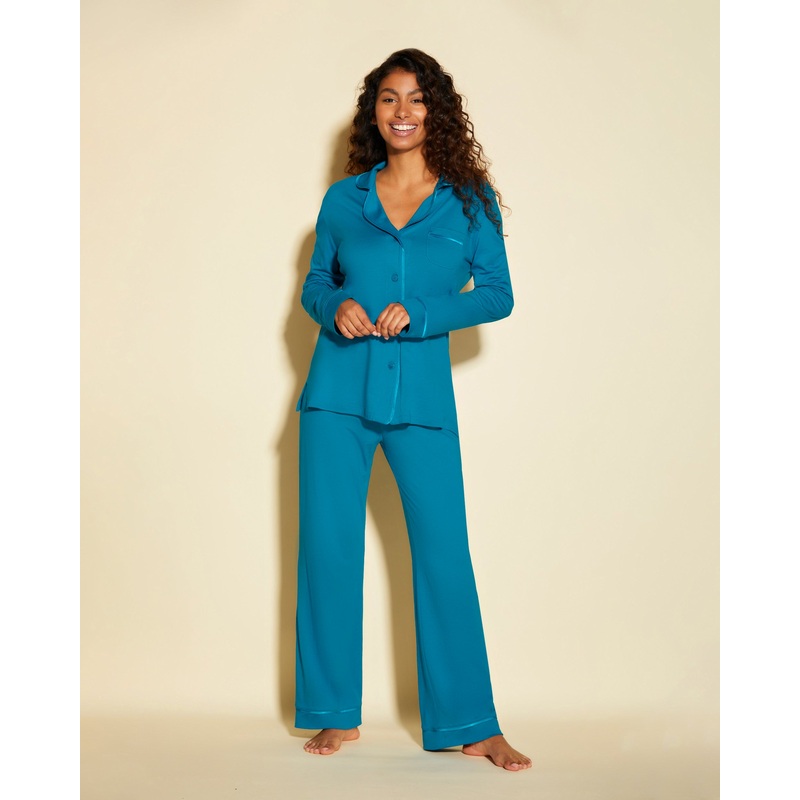 Conjunto De Pijama Con Camisa De Manga Larga Y Pantalones Udaipur Blue/Udaipur Blue XS