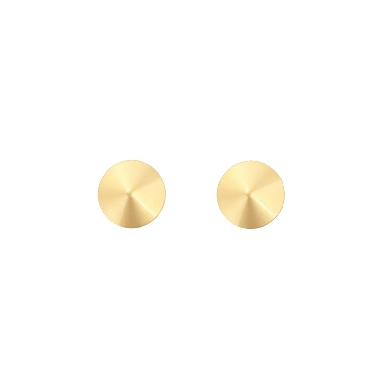 Gold round metal nipple pasties