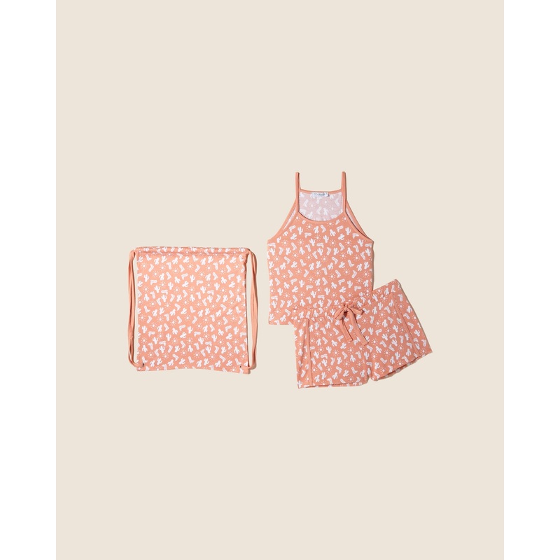Hochgeschlossenes Tank-Top & Short Im Beutel Southwest S