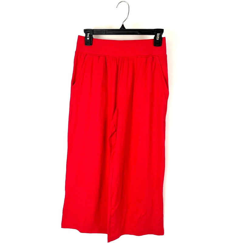 Red Flowy Lounge Pants – Size 6/8