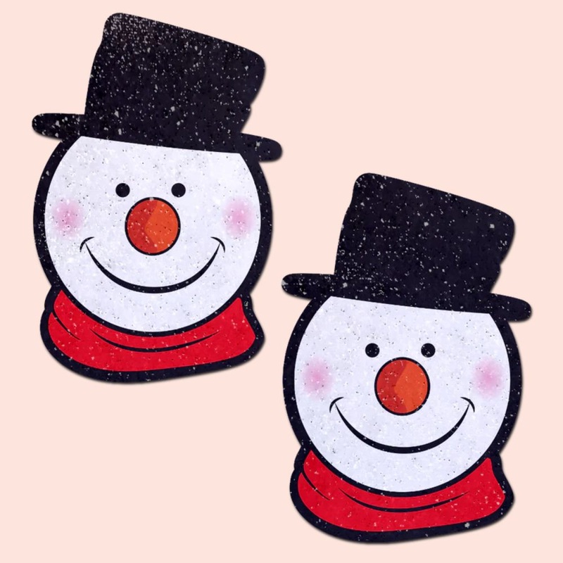 Snowman Nipple Pasties by Pastease