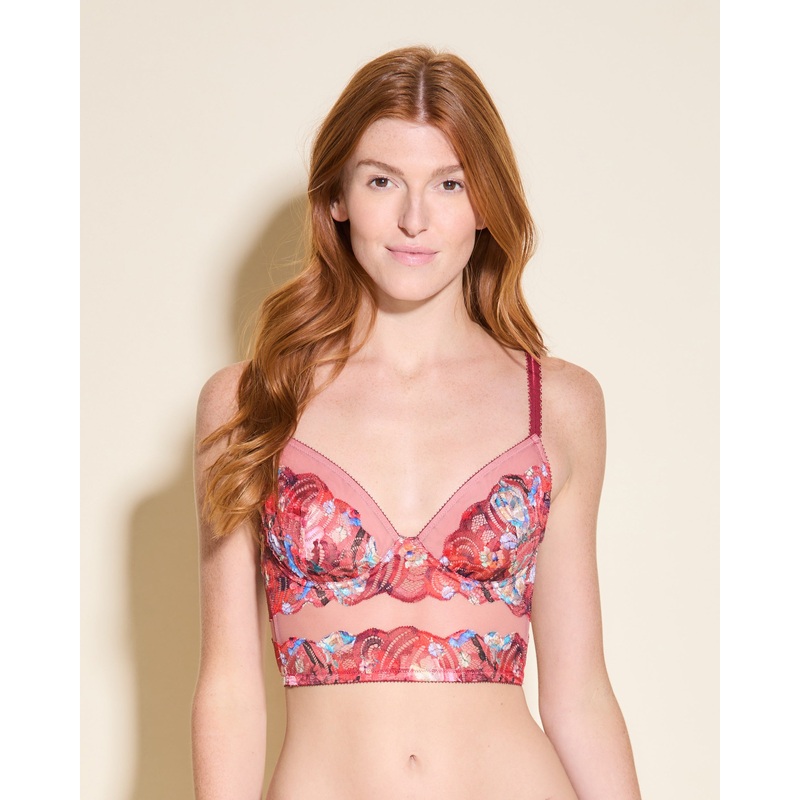 Underwire Balconette Longline Faded Rose 32B
