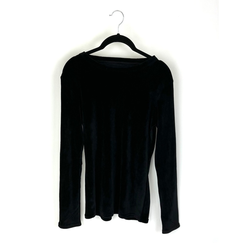 Black Fleece Long Sleeve Shirt – Size 6/8