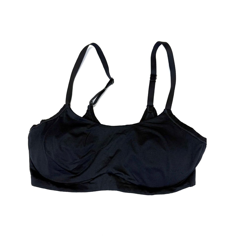 Black Micro Textured Bra – Small