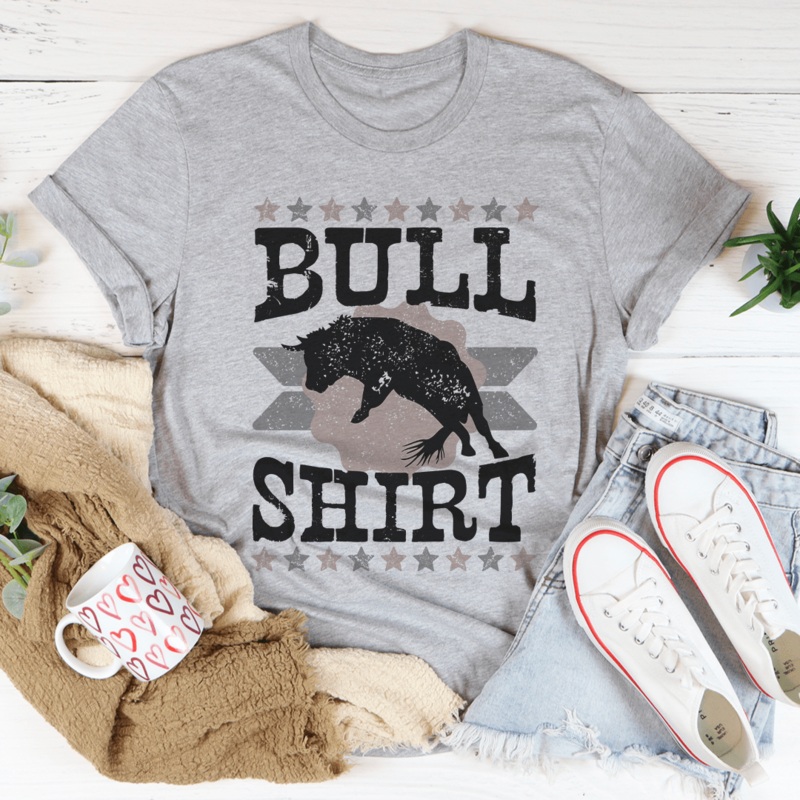 Bull Shirt Tee Athletic Heather S