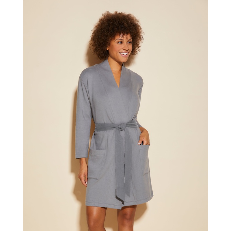 Cardigan A Vestaglia Grigio XS