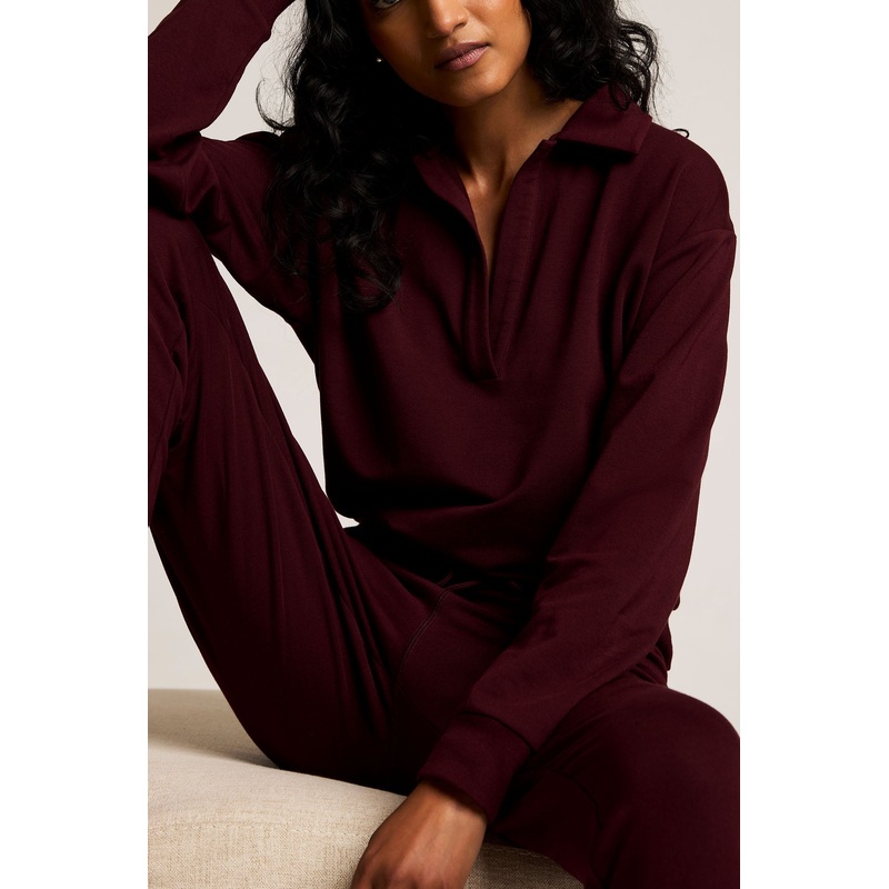 Club Pullover in Garnet XS Garnet Single