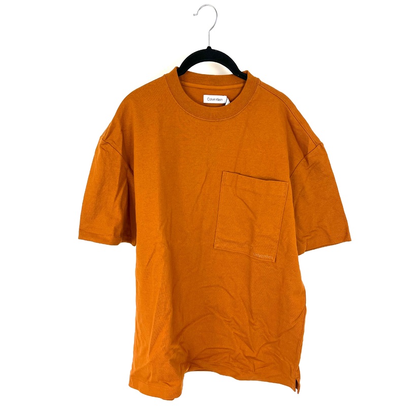 MENS Burnt Orange Structured T-Shirt – Medium