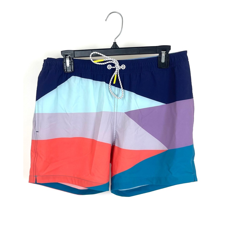MENS Colorblock Swim Shorts – Medium Size Medium – 5″ inseam
