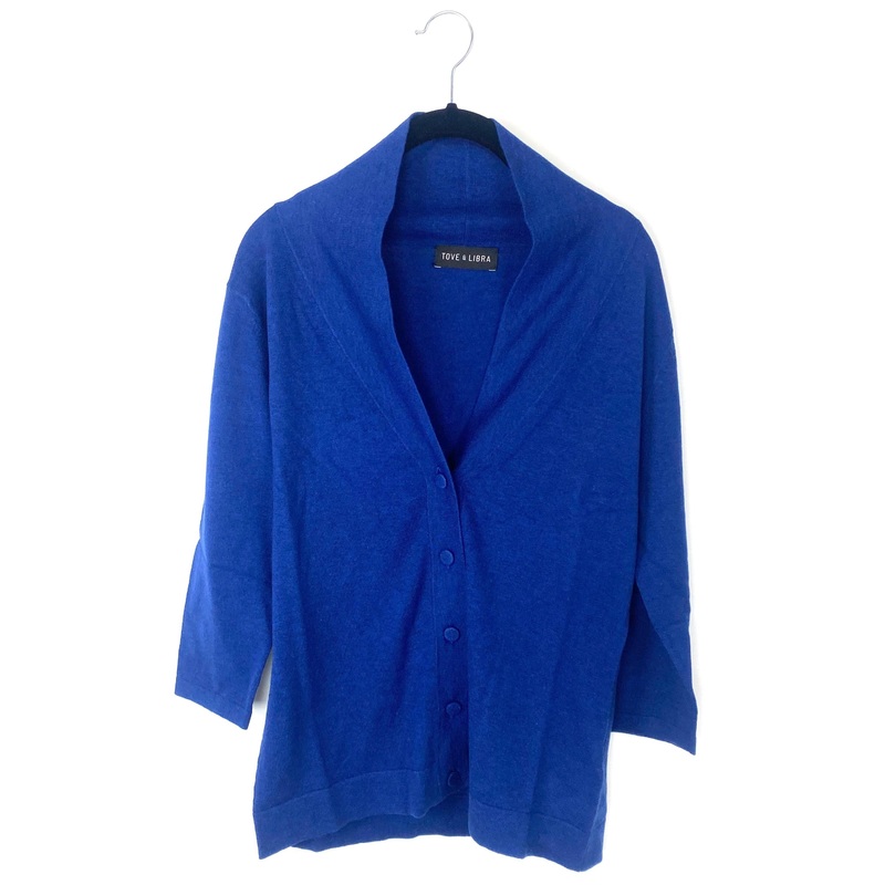 Navy Cardigan – Extra Small and Small Extra Small