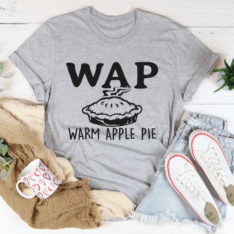 Warm Apple Pie Tee Athletic Heather S