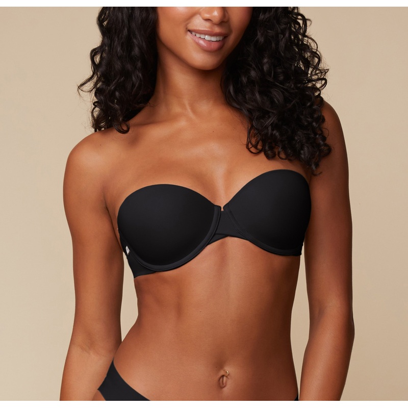 Base Strapless Bra – Black Black 32 A