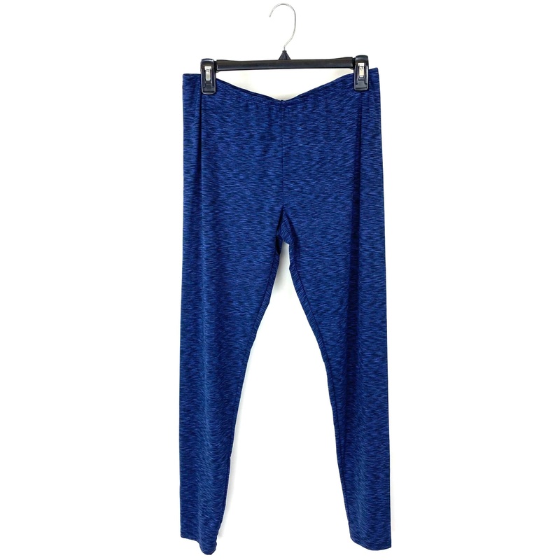 Black and Blue Heather Leggings – Size 10/12