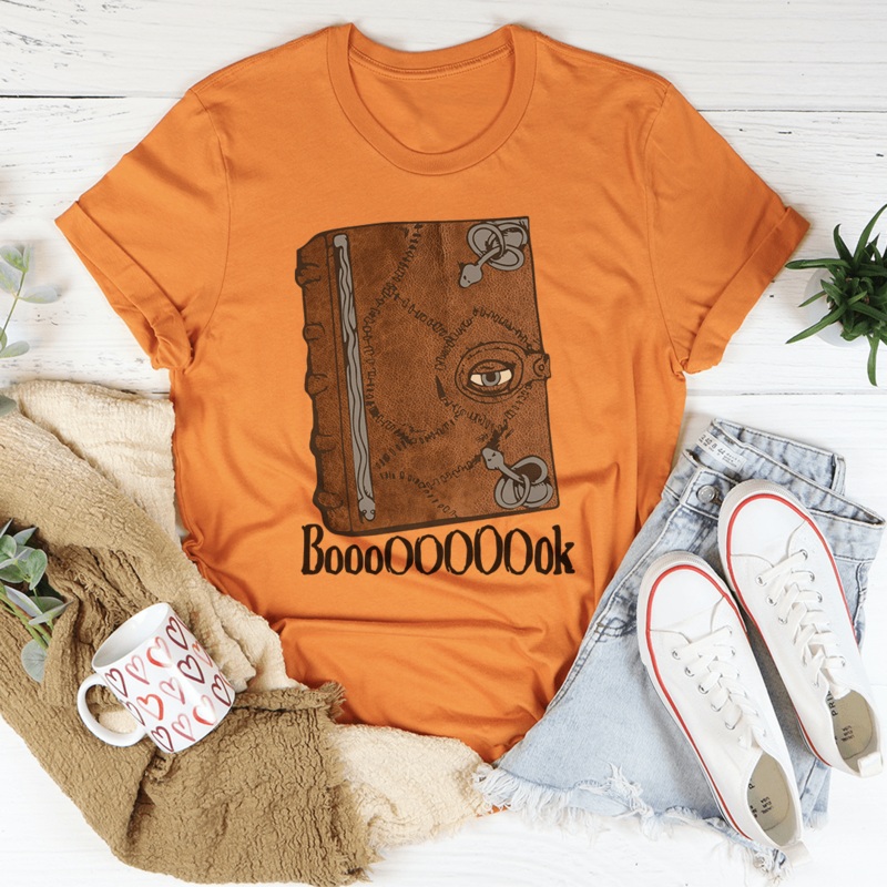 BoooOOOoook Tee Black Heather S