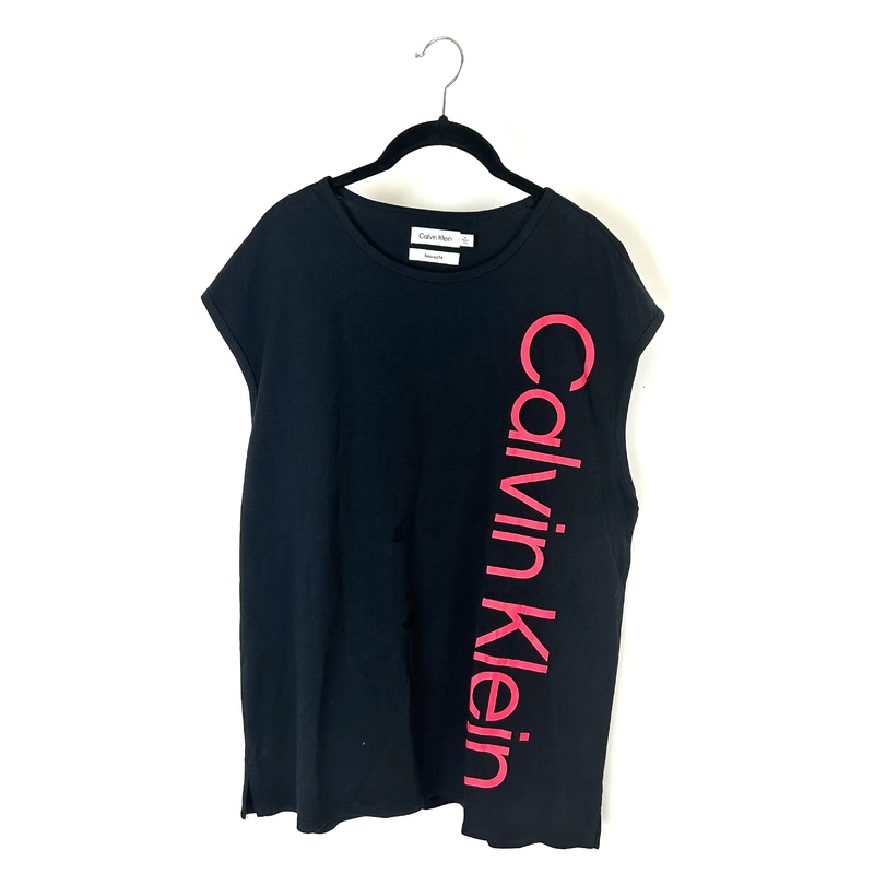 MENS Black Sleeveless Top – Medium